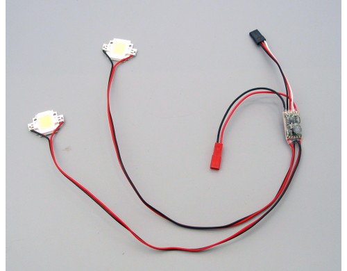 rc plane led light controller