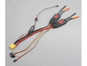 Xfly-Model 60A V2 Dual Brushless ESC With 10A UBEC & Reverse Brake Function