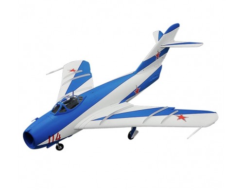 Model Turbine Powered Rc Jet AF-Model Mig-17 Blue Turbine Jet PNP