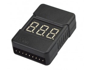 BX100 1S - 8S Battery Voltage Tester & Low Voltage Alarm