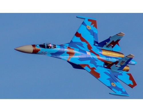 Flyfans SU-27 Flanker Camo Twin 64mm EDF Jet PNP Version