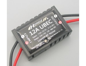 Henge 5v/6v/7.4v 12A UBEC (2s - 6s) Henge 5v/6v/7.4v 12A UBEC (2s - 6s)