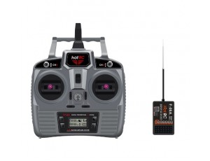 HOTRC HT-6A 2.4Ghz 6ch FHSS Remote Control Transmitter With F-06A Receiver