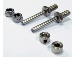 JP Hobby Electric Brake System Wheel Shaft Adapter Set For Propeller Plane - 4.0mm 