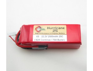 Cyclone Power 22.2V 2,500mAh 25C/30C Cyclone Power 22.2V 2,500mAh 25C/30C