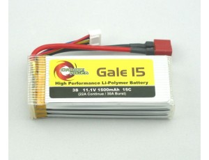 Cyclone Power 11.1V 1,500mAh 15C/20C Cyclone Power 11.1V 1,500mAh 15C/20C