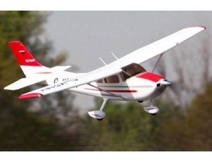 FMS 1.4M Cessna 182 V2 G-KEMY Red PNP Version With Flap