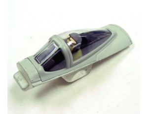 FMS Mini A1 Whole Canopy Part With Pilot Figure