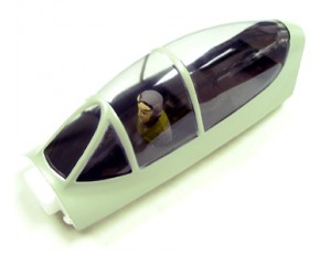 FMS Mini T-28D Grey Whole Canopy Part With Pilot Figure