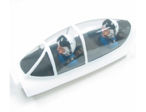 FMS Mini T-28D V2 Red Whole Canopy Part With Twin Pilot Figure