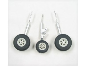 FMS P-38 Landing Gear Strut & Wheel Part
