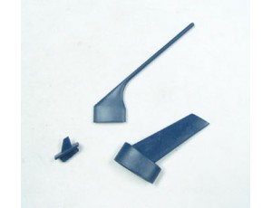 FMS 1.7M F4U Blue Antenna Set