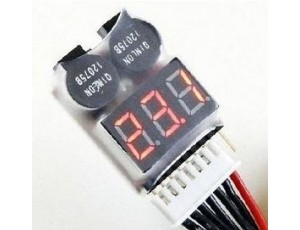 1S - 8S Li-Po Battery Voltage Meter & Low Voltage Alarm 1S - 8S Li-Po Battery Voltage Meter & Low Voltage Alarm