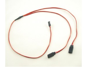 60cm Flexible Servo Extension Y Wire (JR) 60cm Flexible Servo Extension Y Wire (JR)