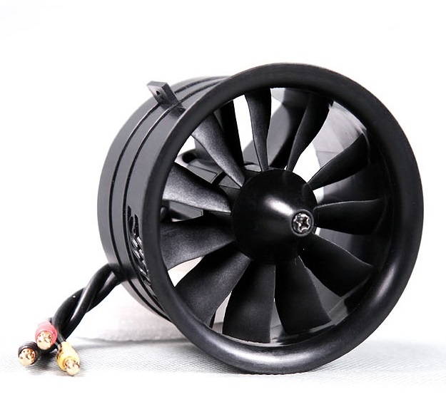 FMS 64mm 11 Blade Ducted Fan with Outrunner Brushless 2840 3150KV Motor For RC AIirplane EDF 4S 