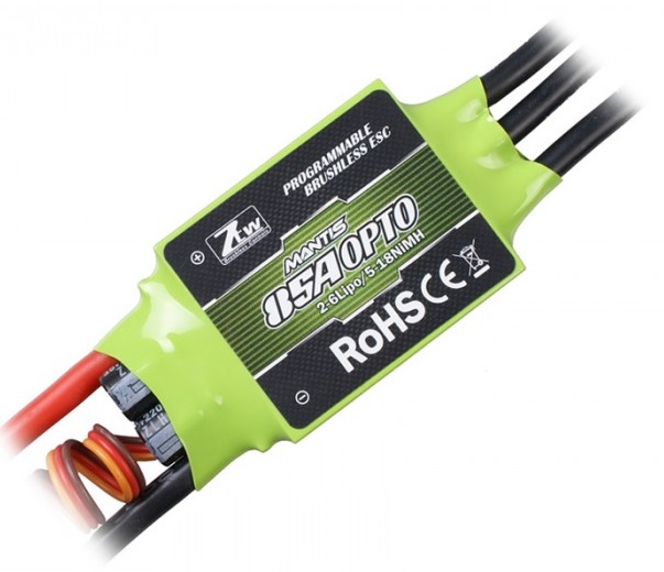 ZTW Mantis 85A Brushless ESC With 5A Adjustable SBEC